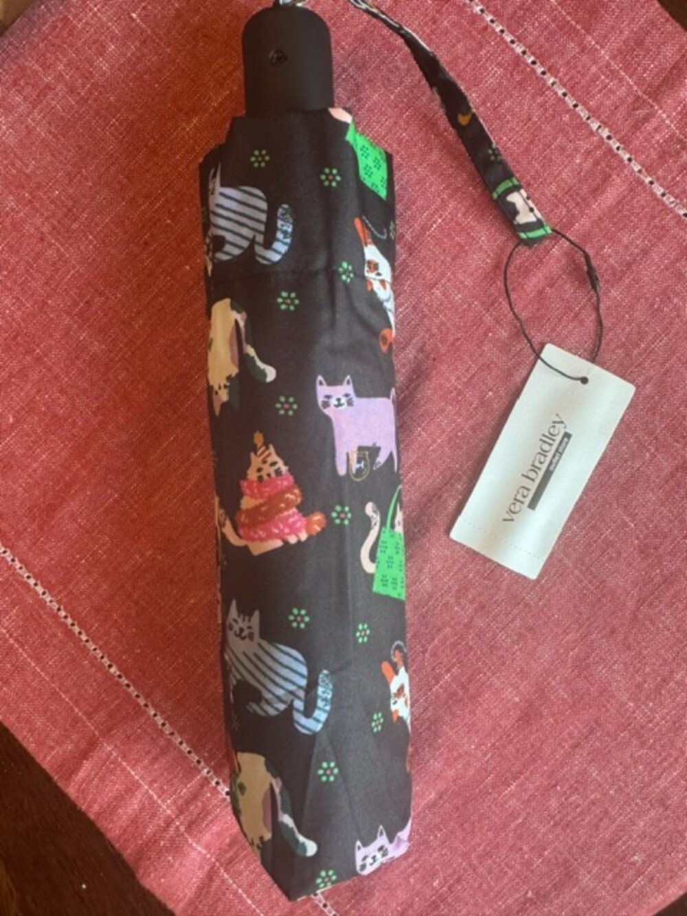 Vera Bradley HERDING CATS Umbrella NWT